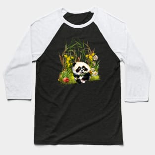 Cute little panda Baseball T-Shirt